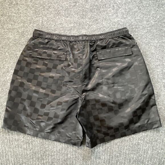 Mode of One Mens Size XL Track Shorts Check Jacquard Regular-Fit 6-1/2" NEW - Picture 8 of 13